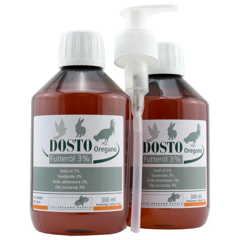 Tollisan Dosto Oregano Futteröl 3% 600ml 1 Tollisan Dosto Oregano Futteröl 3% 600ml
