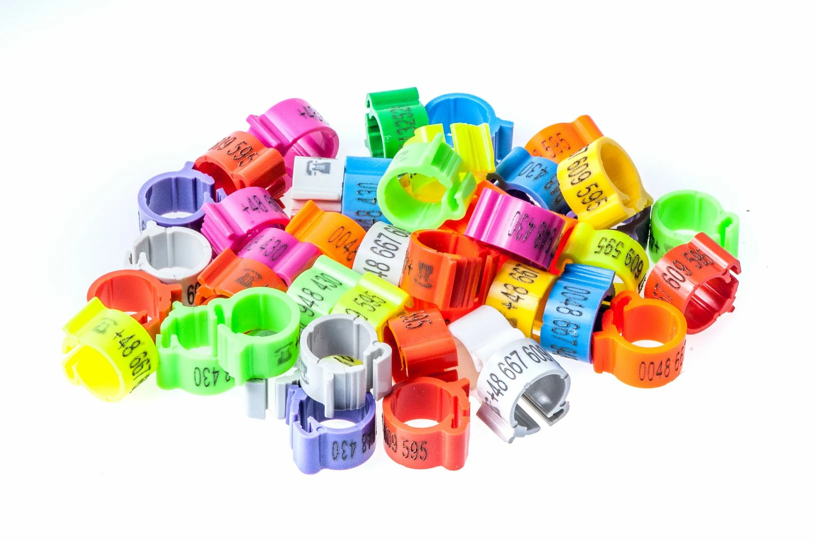 Polmark Kennringe Mit Telefonnummer Ø 8mm 100 Stück 1 Polmark Kennringe Mit Telefonnummer Ø 8mm 100 Stück