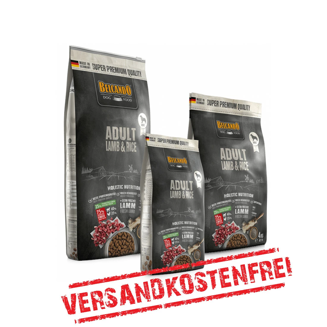 Belcando Adult Lamb & Rice 2er-Pack 25kg 1 Belcando Adult Lamb & Rice 2er-Pack 25kg