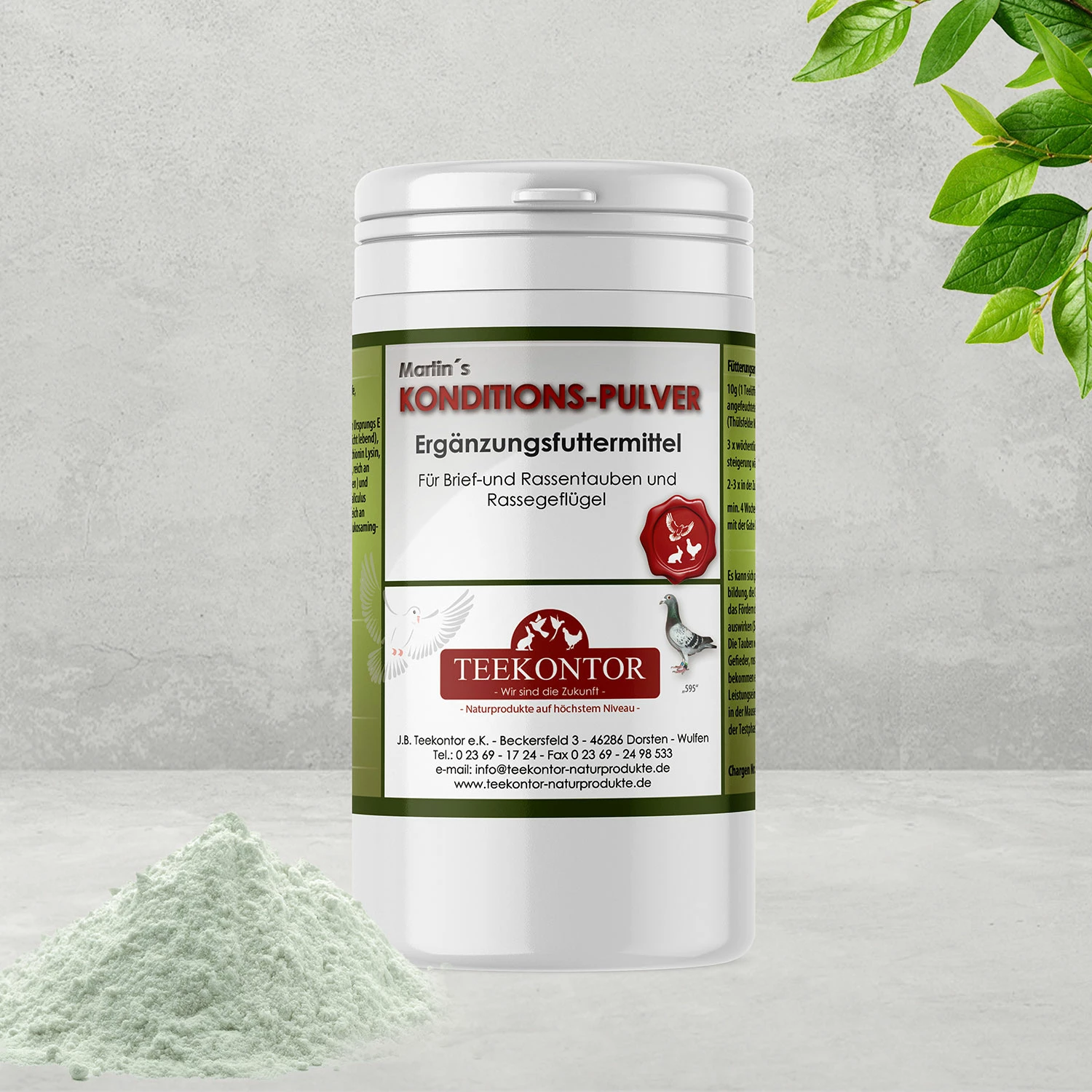 Teekontor Martins Konditions-Pulver 500g 1 Teekontor Martins Konditions-Pulver 500g